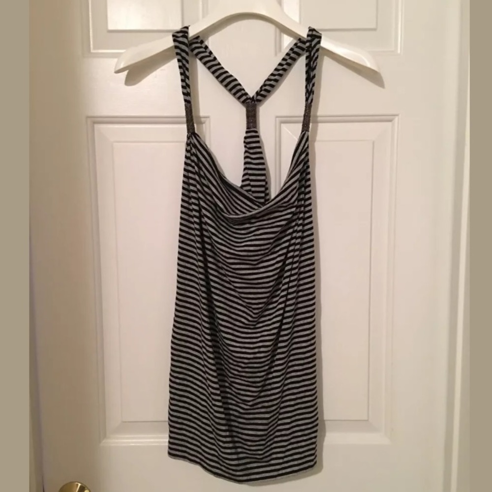 NWT Cynthia Steffe Racer Back Striped Tank Top